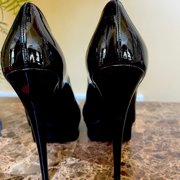 YSL Black Patent Leather Tribute 105 Pump Size 40 - Picture 4 of 7